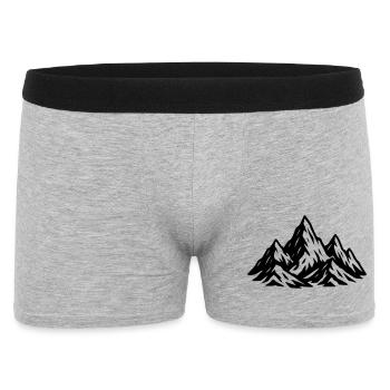 Monts symboliques de la Berge - Boxer Homme - gris chiné - Devant
