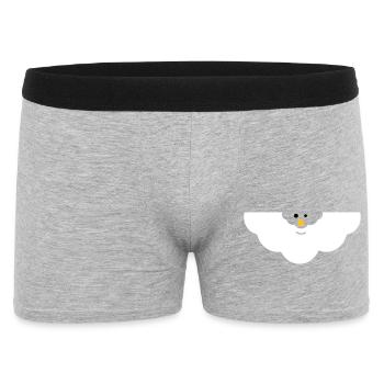 Cuddly Cloud Face - Men's Boxer Shorts - heather grey - Front