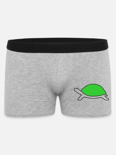 Turtle - Men's Boxer Shorts - heather grey