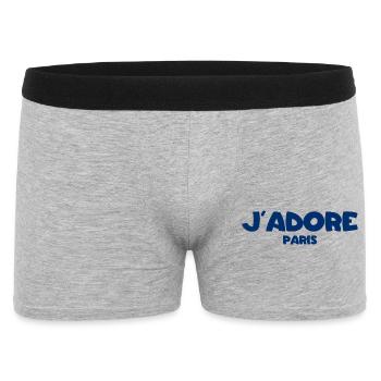 J´Adore Paris - I love Paris - France - Frankreich - Men's Boxer Shorts - heather grey - Front