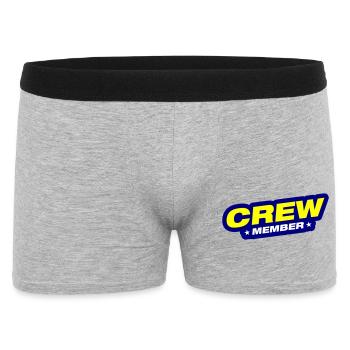 Crew Member - Men's Boxer Shorts - heather grey - Front
