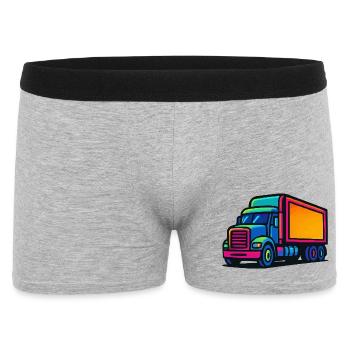 Truck Comic - Men's Boxer Shorts - heather grey - Front
