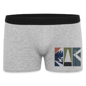 Piece Of Japan - Modern Japanese Art - Men's Boxer Shorts - heather grey - Front
