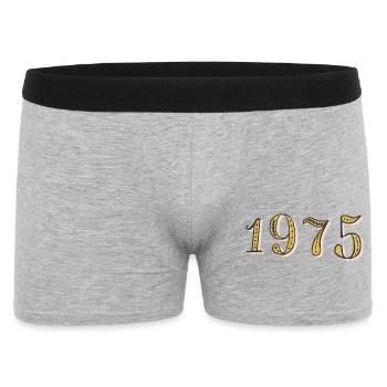 1975 Vintage 1975 Birthday Gift - Men's Boxer Shorts - heather grey - Front