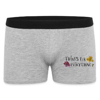 Thanks for everything - Men's Boxer Shorts - heather grey - Front