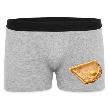 einfach Lecker - Männer Boxer Shorts - Grau meliert - Vorne