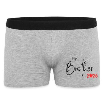 Big Brother 2026 – Fier Big Brother - Boxer Homme - gris chiné - Devant