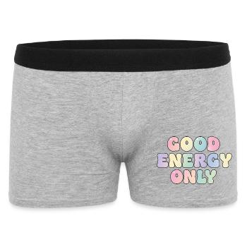 Only good energy - Men's Boxer Shorts - heather grey - Front