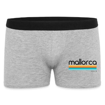 Mallorca - Spain - Spanien - Espana - Balearen - Männer Boxer Shorts - Grau meliert - Vorne