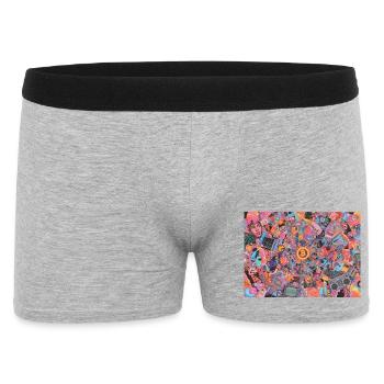 Bitcoin Bazooka - PopArt 3 - Men's Boxer Shorts - heather grey - Front