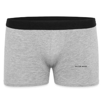 T-shirt minimaliste Do The Work - Boxer Homme - gris chiné - Devant
