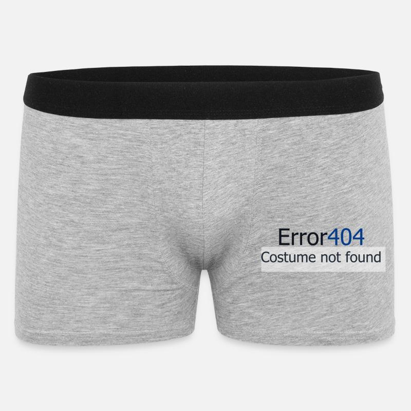 Fehler 404 - Männer Boxer Shorts - Grau meliert