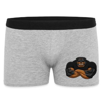Rottweiler Security – Le videur le plus coriace - Boxer Homme - gris chiné - Devant