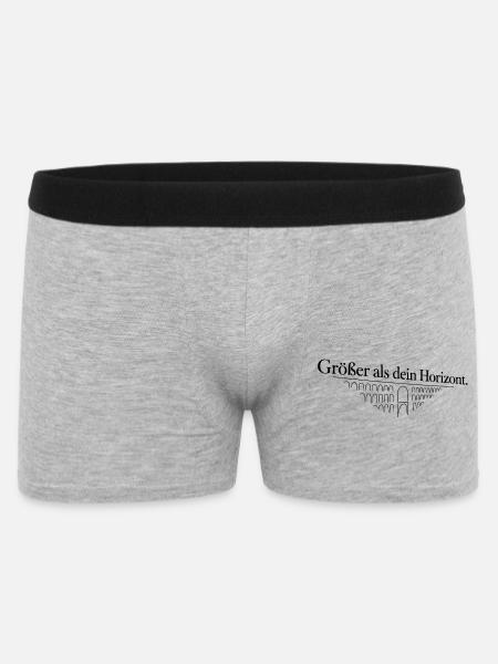 Vogtland - Göltzschtalbrücke - Männer Boxer Shorts - Grau meliert