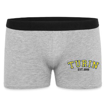 Turin fondée en 2006 - Boxer Homme - gris chiné - Devant