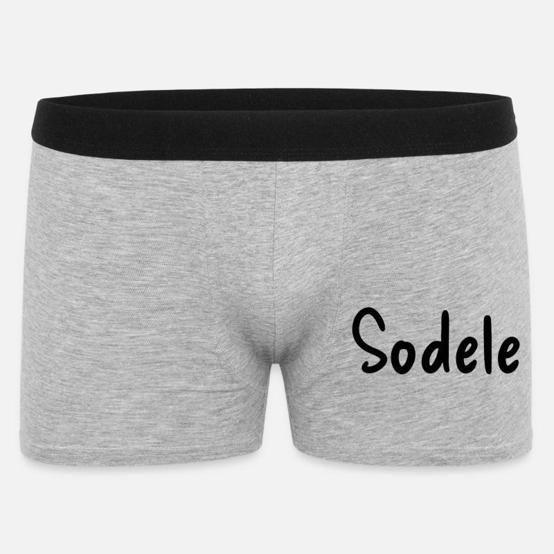 Sodele - Männer Boxer Shorts - Grau meliert