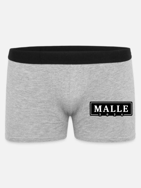 Malle 2026 Mallorca Holidays - Men's Boxer Shorts - heather grey