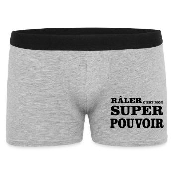 Complaining is my SUPERPOWER - Men's Boxer Shorts - heather grey - Front