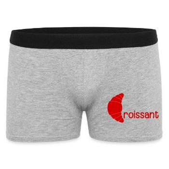 Croissant - Men's Boxer Shorts - heather grey - Front
