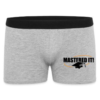 Master 2026 Diplôme - Boxer Homme - gris chiné - Devant