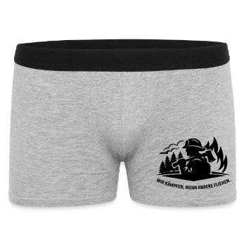 Incendie de forêt - Boxer Homme - gris chiné - Devant
