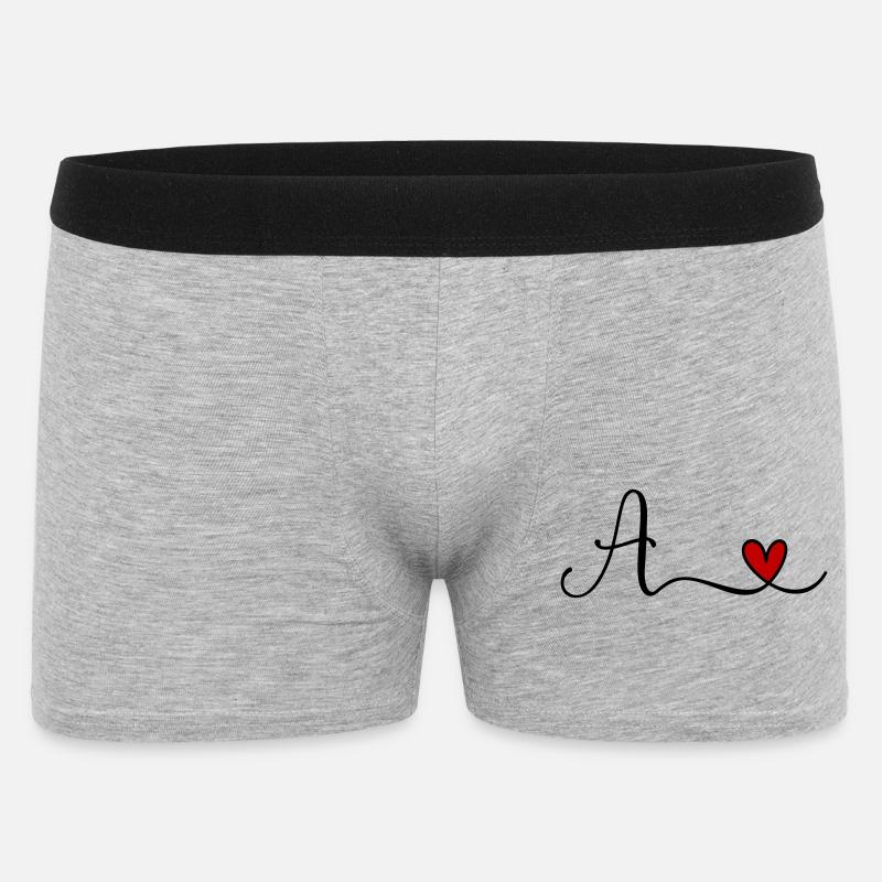 A - Boxer Shorts til mænd - grå meleret