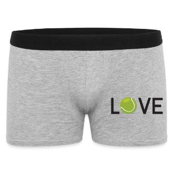 Tennis Lover - Men's Boxer Shorts - heather grey - Front