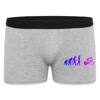 Attention road bike fans, simple statement - Men's Boxer Shorts - heather grey - Front