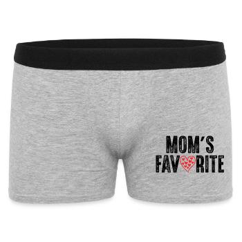 Mutters  Lieblings - Männer Boxer Shorts - Grau meliert - Vorne