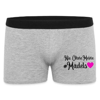 Jamais sans mes filles - Boxer Homme - gris chiné - Devant