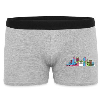 Pont de l’Opéra de Sydney City Skyline Art - Boxer Homme - gris chiné - Devant