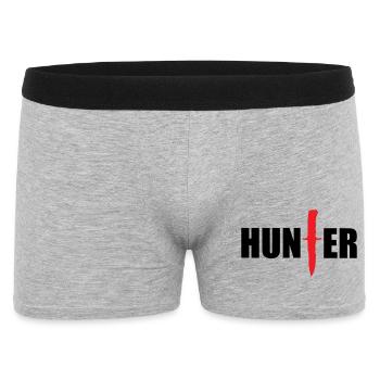 Wild Hunter - Hunting - Men's Boxer Shorts - heather grey - Front