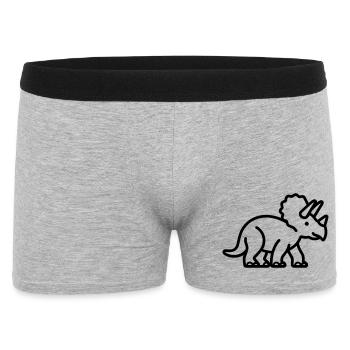 triceratops - Boxer Homme - gris chiné - Devant