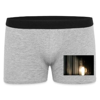 Bokeh nocturne abstrait lumineux - Boxer Homme - gris chiné - Devant