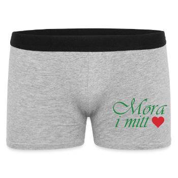 Mora dans mon cœur - Boxer Homme - gris chiné - Devant