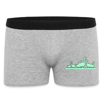 Canards Oies - Boxer Homme - gris chiné - Devant