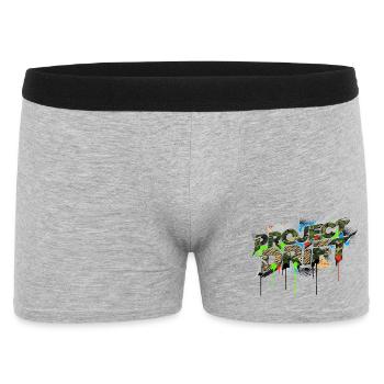 Camouflage Project Drift Tuner Street Style - Männer Boxer Shorts - Grau meliert - Vorne