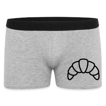 crescent - Men's Boxer Shorts - heather grey - Front