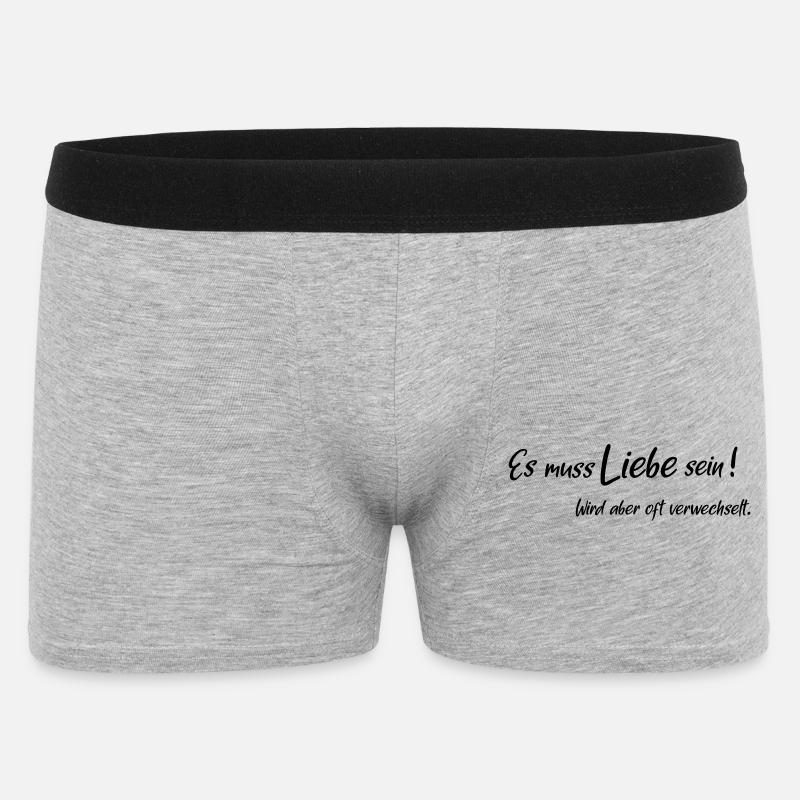 Ça doit être de l’amour - Boxer Homme - gris chiné