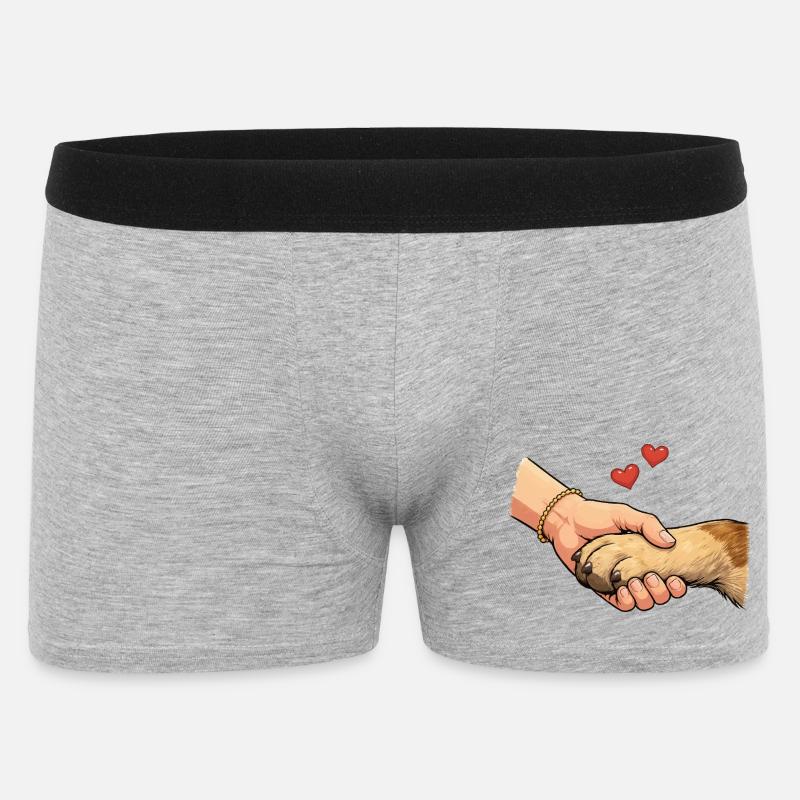 Paw Dog Ama i Cani - Boxer da uomo - grigio melange