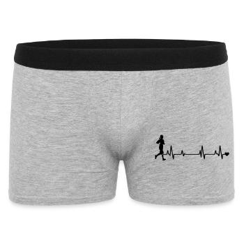 Jogger - Men's Boxer Shorts - heather grey - Front