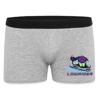 Skeleton Lowrider - Männer Boxer Shorts - Grau meliert - Vorne