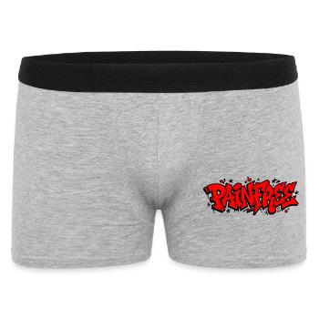 Graffiti Painter Schriftzug - Männer Boxer Shorts - Grau meliert - Vorne