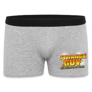 Strange Guy – Bizarre, c’est mon super-pouvoir - Boxer Homme - gris chiné - Devant