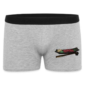 Sashimi King - Männer Boxer Shorts - Grau meliert - Vorne