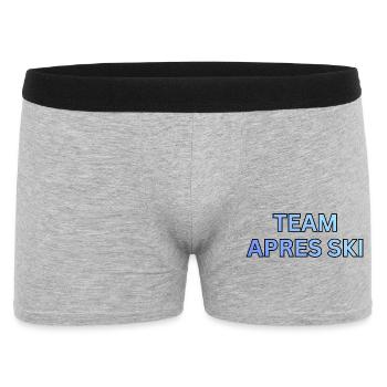 Team Après Ski Gradient - Men's Boxer Shorts - heather grey - Front