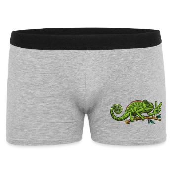 Chameleon Peace - Men's Boxer Shorts - heather grey - Front