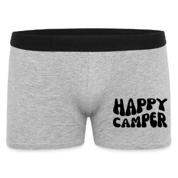 Campeur heureux - Boxer Homme - gris chiné - Devant