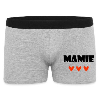 GRANNY. MOM. GRANDMA. MOTHER'S DAY - Men's Boxer Shorts - heather grey - Front