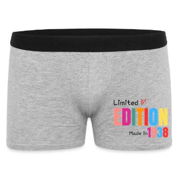 Limitierte Auflage Hergestellt 1938 - Männer Boxer Shorts - Grau meliert - Vorne